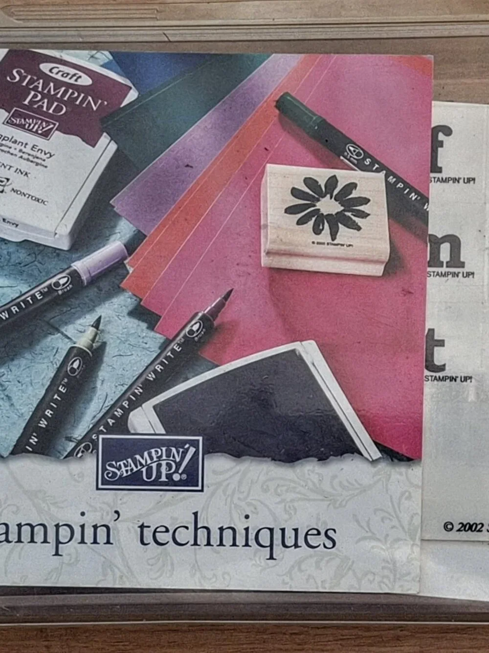 Vintage 2002 Stampin' Up! Double Alphabet Kit 28 Stamps